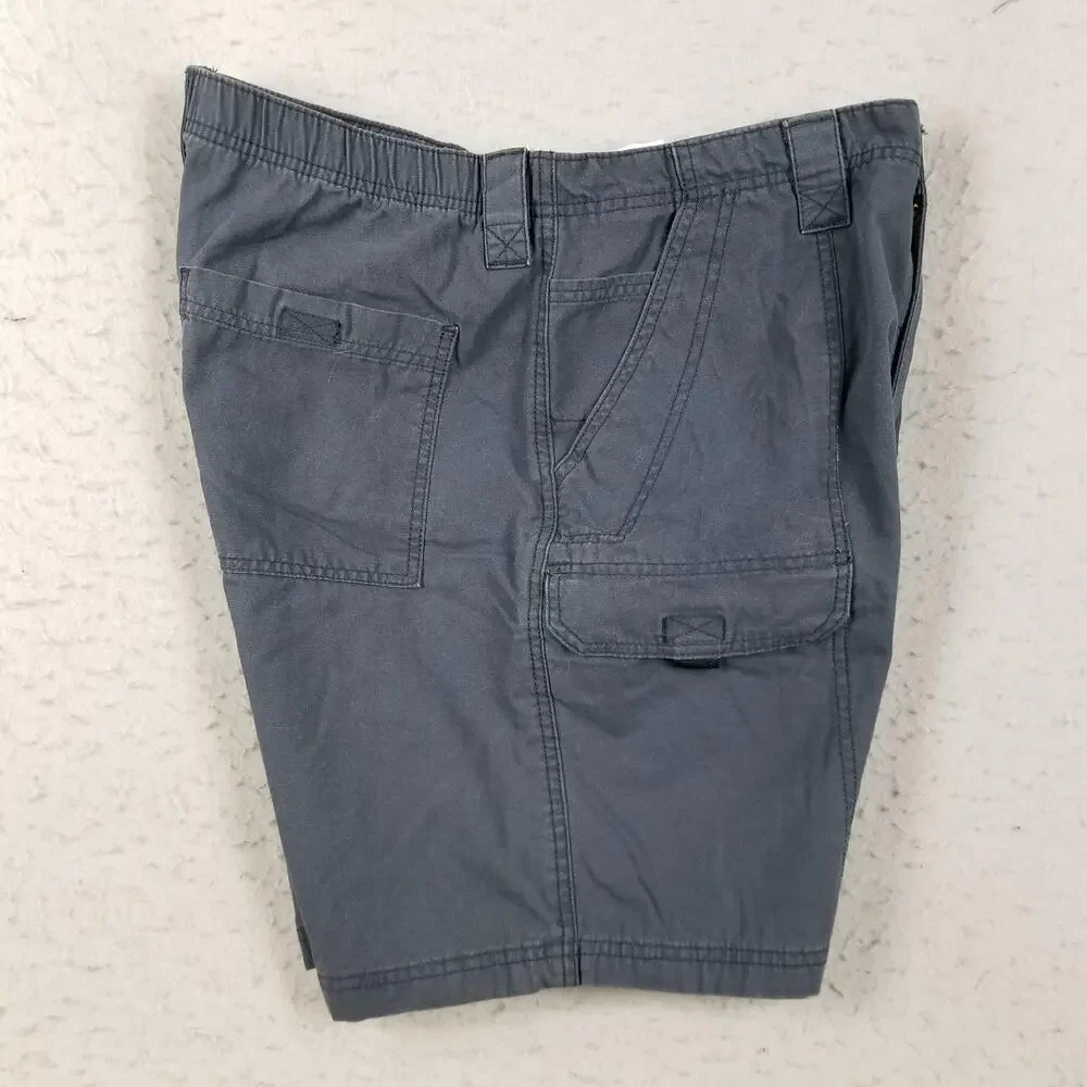 Wrangler Cargo Shorts Mens 36 Utility Pockets Outdoor Classic Casual Relaxed Fit